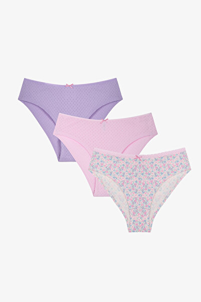 Penti Funny Spirit Pointel Floral 3-Piece Hipster Panties