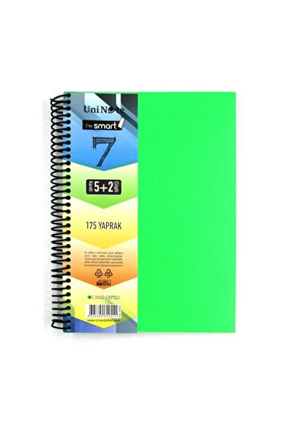 ÇINAR DEFTER دفتر ملاحظات A4 بغلاف بلاستيكي ذكي من I'am، 175 ورقة، 5+2 أقسام،...
