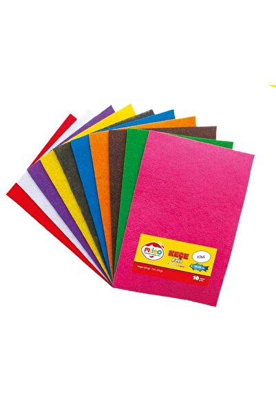 Mas Mileo Felt 180 Gr 20X30 Pack of 10 Mixed Colors 1765