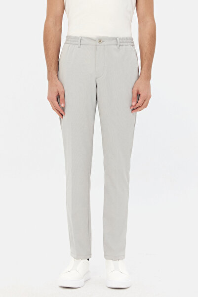 D'S Damat Ds Damat Релаксиращ кройка Gri Düz Jogger Pantolon