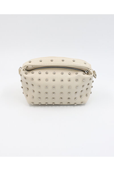 lalettobags Women's Elya Model Studded Chain Strap Mini Hand and Shoulder Bag