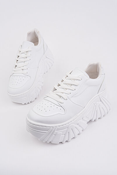 Madam Tarz Kcl-159 Thick Sole Lace-Up Sports Shoes