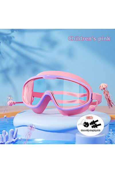 Choice3 Children pink 2025 Large Frame Swimming Goggles for Adults Kids High ...