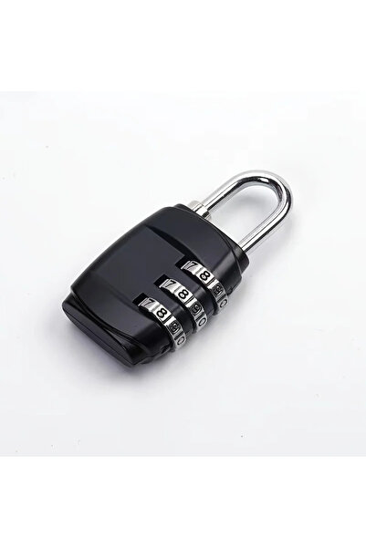 Choice6 Black Colorful 3 Digit Combination Padlock Resettable Code Luggage Lo...