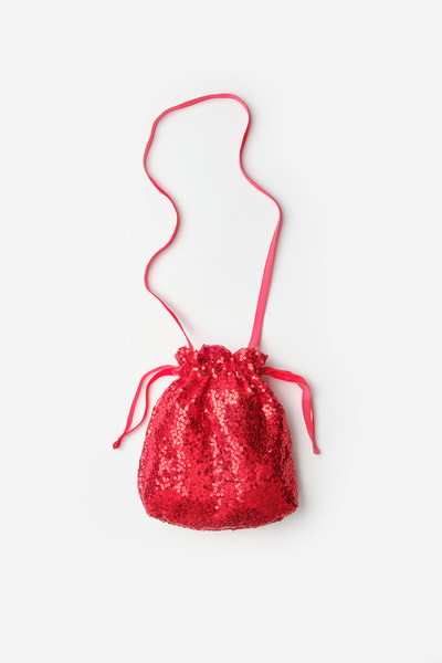 Le Mabelle Red Sequined Girl's Bag