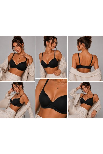PANİVUE Women's Push up Bra with Supportive Padding and Underwire – All-Day Comfort and Natural Fullness