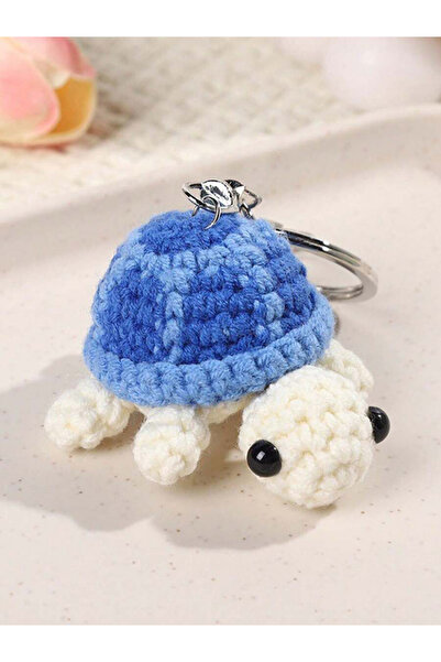 Choice style5 Exquisite Handmade Yarn Crochet Cute Turtle Key Ring Funny Crea...