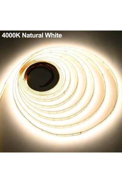 Choice شريط إضاءة LED 2835 فائق السطوع، 256 LED لكل متر، 5 أمتار، تيار مستمر ...