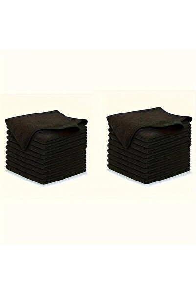 Choice3 20pcs Black Premium Quality 3/5/10/20-Pack Cleaning Cloths - Soft Mic...