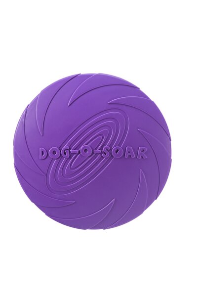 Choice11 S-15CM Purple Interactive Silicone Flying Saucer Toy for Dogs And Ca...