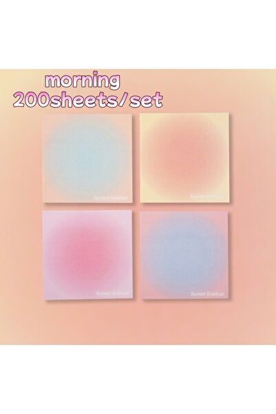 Choice3 morning-200sheets 200sheets/set Memo Pad Stationery School Office Sup...