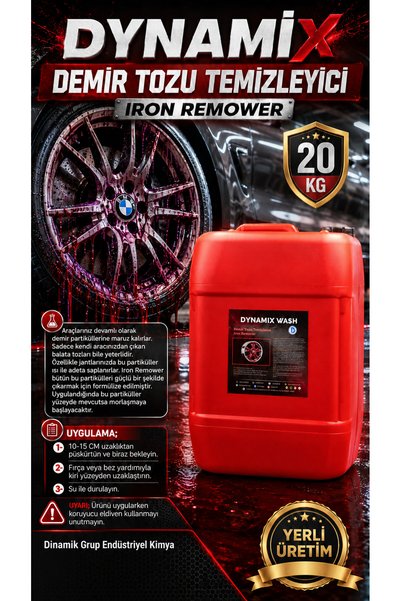 dynamix wash Demir Tozu Temizleyici 20 kg Iron Remower