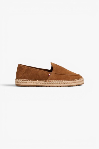 Tommy Hilfiger HILFIGER FLEX ESPA SUEDE LOAFER Erkek Kahverengi Günlük Ayakka...