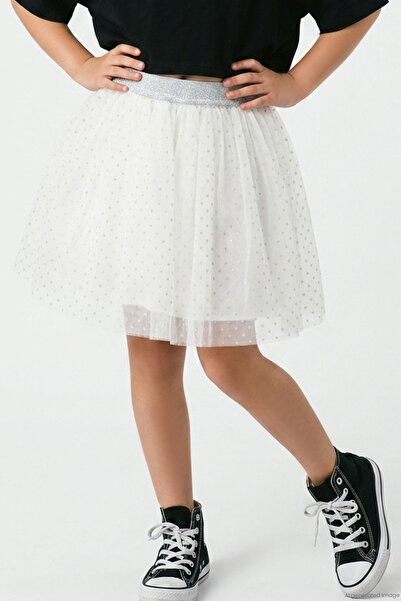 Breeze Devojčica, tutu suknja sa uzorkom pahuljica i točkica, 5-9 godina, bež...