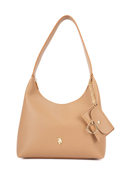 U.S. Polo Assn. K.Beige Women's Shoulder Bag Us26147