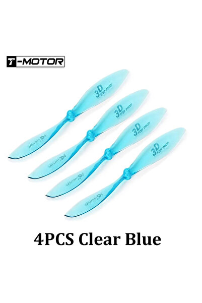 Choice 4PCS Clear Blue T-Motor T8044 F3P 3D Plastic Propeller Lightweight Pro...