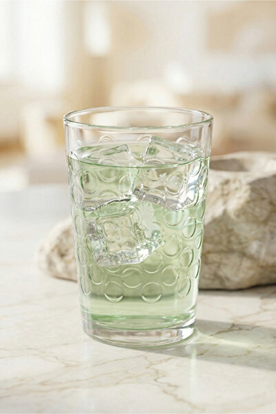 LAV Sedef Glass Water Cup Set of 6 205 ml