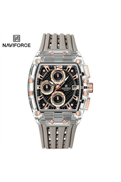 Choice3 NAVIFORCE SRGGY Naviforce 7105 Casual New Chronograph Mul-tifunction ...