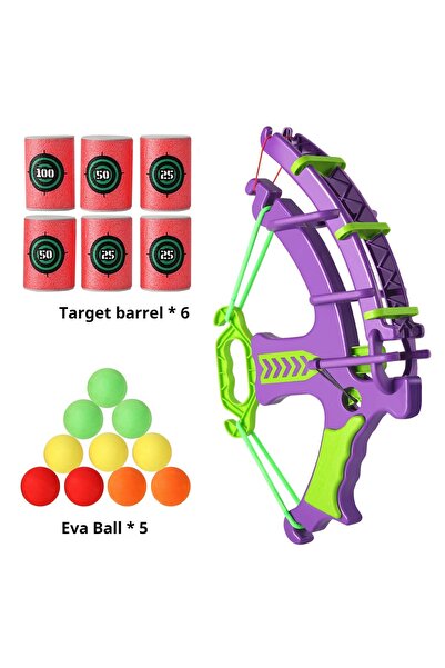 Choice1 PURPLE Montessori Throw Sport Slingshot Target Sticky Ball Dartboard ...