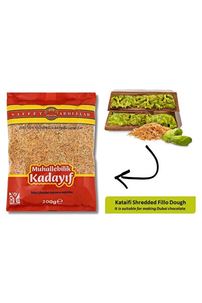 Saffet Abdullah Dubai Çikolatası Çıtır Kadayıfı 200 gr