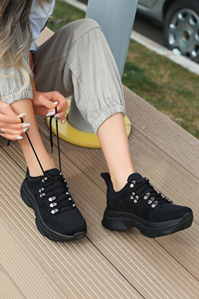 Madam Tarz Black - Oslo Sole Capsule Detailed Sneaker