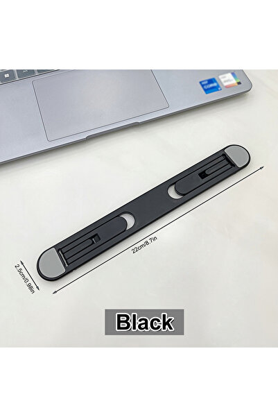 Choice Black Portable Notebook Support Riser Cooling Bracket Self Adhesive In...