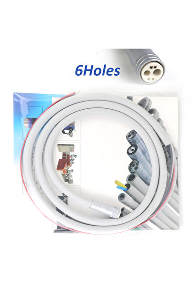 choice2 6 holes Dental Silicone Hose 2/4/6Holes Fit For High/Low Speed Air Tu...