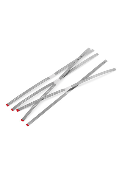 choice2 SWS37F-Double Side Dental Diamond Polishing Strips 5pc Stainless Stee...