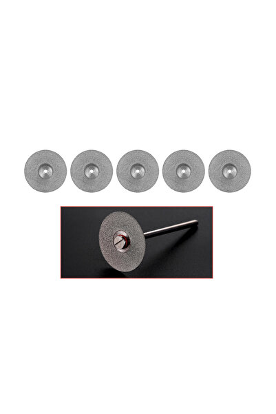 Choice1 PG04-1-19mm 5Pcs Dental Lab Polishing Diamond Discs/Mandrel Double Si...