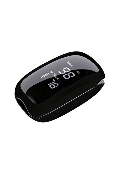 Choice3 Black Rechargeable Medical Oximeter Strap Lanyard Fingertip Pulse Oxi...