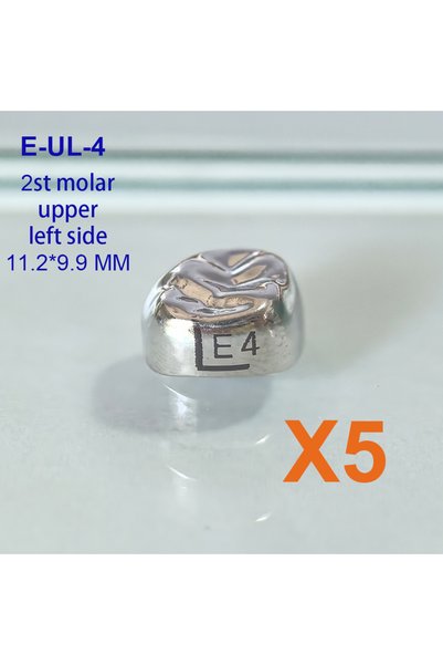 Choice35 طقم إعادة تعبئة تيجان الأسنان المؤقتة E-UL-4، 48 موضعًا، من 5 إلى 48...