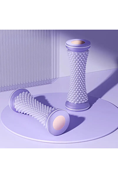 Choice VIOLET Portable Foot Massager Roller: Deep Tissue Relief for Plantar F...