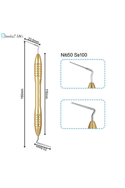 Choice1 Niti50 Ss100 Dental Endodontic Hand Plugger Dental Gutta Percha Fille...