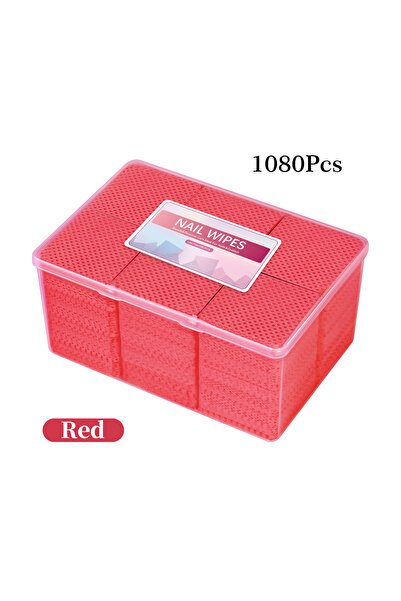 Choice 1080 Red 1080pcs Nail Polish Remover Wipes Nail Cleaning Pads Napkin C...
