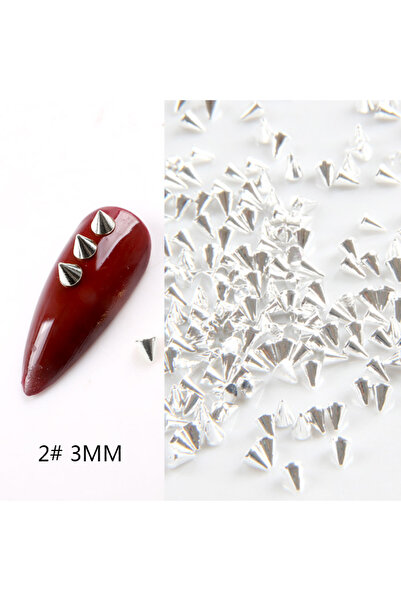 Choice NO2 TSZS 1/2/3mm Spikes Metal Studs Gold Silver Black Art Charms Tiny ...