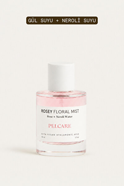 pel care Rosey Floral Mist Rose Neroli Water - Saf Gül Neroli Canlandırıcı Suyu