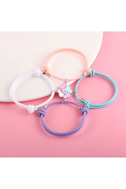 choice2 Multicolour 4Pcs/set Lucky Four Leaf Clover Multicolour Pendant Best ...