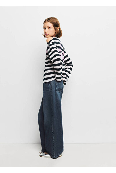 MANGO Kids Degrade görünümlü baggy jean