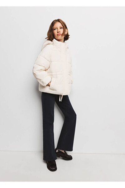 MANGO Kids Kapüşonlu kapitone anorak