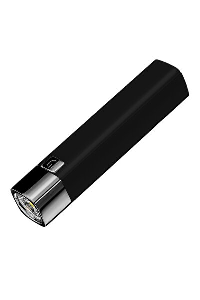 Choice 81025 مصباح يدوي LED فائق السطوع أسود اللون قابل لإعادة الشحن عبر USB ...