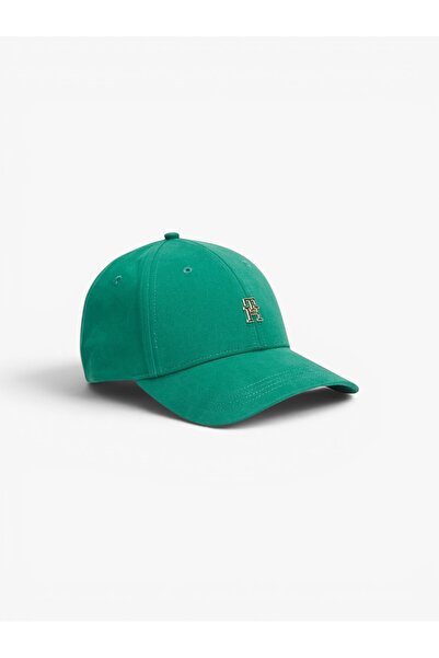 Tommy Hilfiger TH ELEVATED CHIC CAP Kadın Yeşil Şapka - AW0AW17631