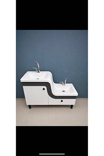 ADNAN MOBİLYA Abdest lavabosu/Z lavabo /ikili lavabo100x45 cm