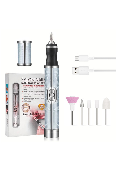 Choice5 Blue LULAA Electric Nail Drill Grinder Kit for Nails Toe Nail Grinder...