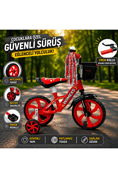 daafu Minnak 1210 12 Jant Çocuk Bisikleti Patlamaz Tekerlekli Yeni Sezon Seri...