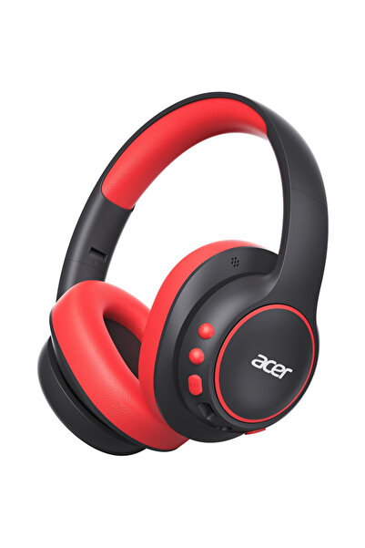 Choice1 BlackRed Acer Kids Bluetooth 6.0 Headphones Over Ear Headsets with Mi...
