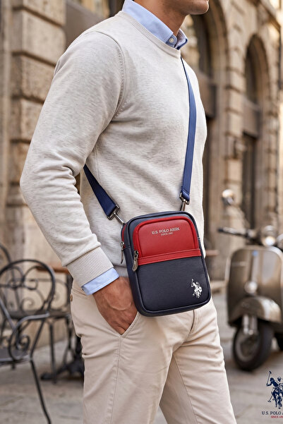U.S. Polo Assn. Us Polo Assn 24593P Unisex Messenger Bag Phone Holder Crossbo...