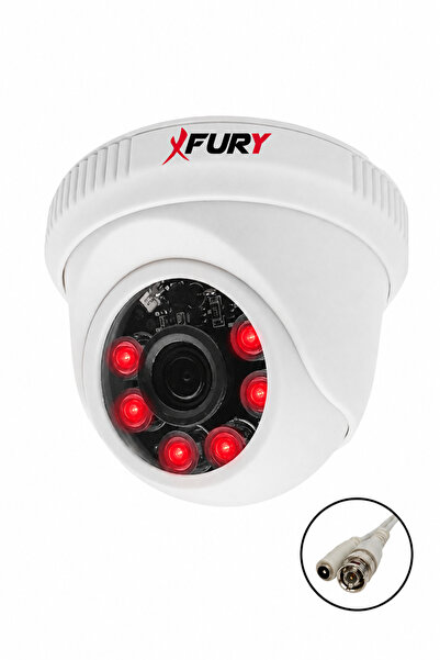FURY 5mp 3.6mm Lensli 1080p 2mp Görüntü 6 Atom Led Gece Görüşlü İç Mekan Full...