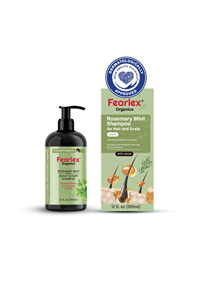 Fearlex Rosemary Mint Shampoo with Biotin – Strengthening & Nourishing Care f...