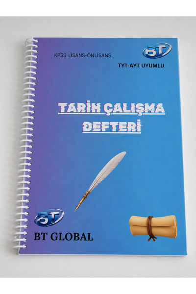 Tarih Premium Çalışma Defteri 2026-2027 | TYT-AYT KPSS| Konu Özeti, Not Alma ...