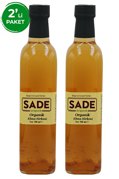 Sade Organik Elma Sirkesi 2x500 ml